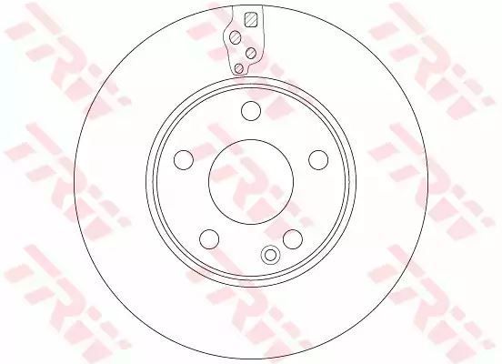 Tarcza hamulcowa przód Mercedes W246 W176 A B KLASA 11- TRW DF6548