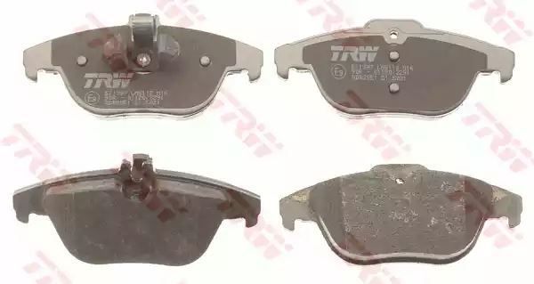 Klocki hamulcowe tył Mercedes W204 07- X204 ZACISK ALUMINIOWY TRW GDB2051