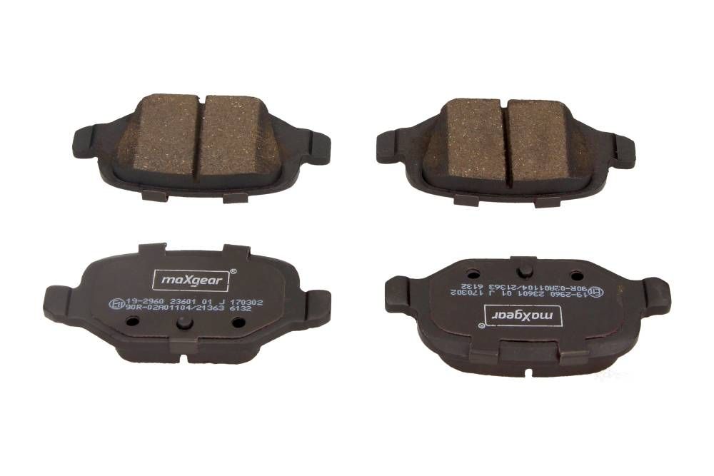 KLOCKI HAMULCOWE TYŁ FIAT PANDA 4X4 500 MaXgear 19-2960