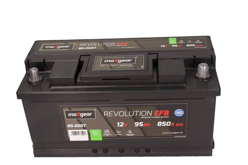 AKUMULATOR 12V 95AH 850A L- 353X175X175 EFB DO POJAZDÓW Z START/STOP MaXgear 85-0007