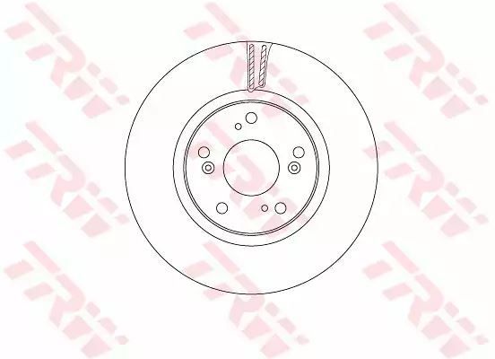Tarcza hamulcowa przód Honda CIVIC 1,6-1,8 I-DTEC 12- 293x25 5 OTWORÓW TRW DF6689