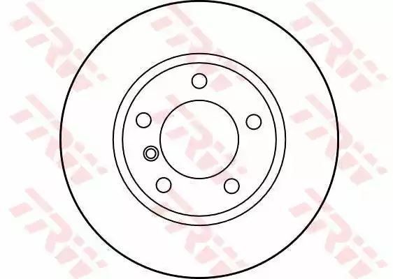 Tarcza hamulcowa przód BMW E36 90- TRW DF1537