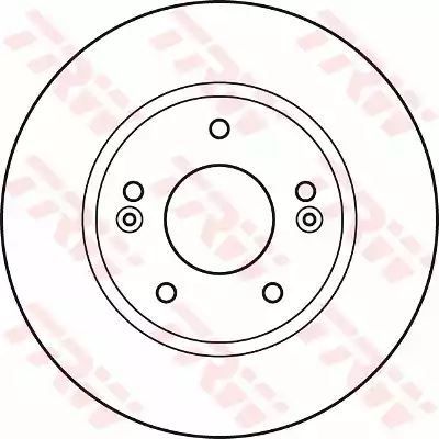 Tarcza hamulcowa przód Hyundai ELANTRA 1.6 2.0 02.06-06.11 TRW DF4922