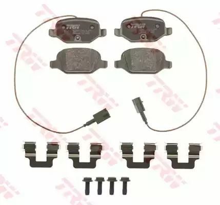Klocki hamulcowe tył Fiat PUNTO 500 1,4-1,8 1,9 JTD 99- TRW GDB1894