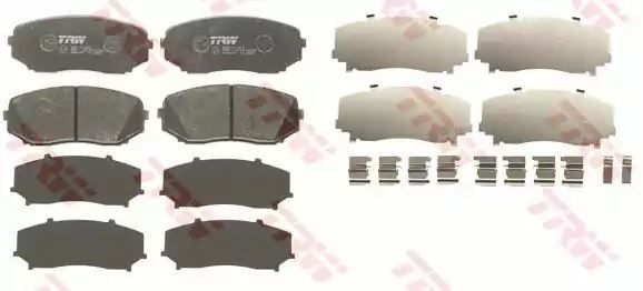 Klocki hamulcowe przód Mazda CX-7 CX-9 07- MPV 06- TRW GDB3471