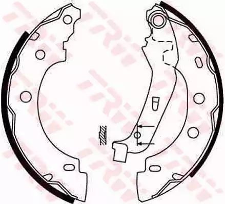 SZCZĘKI HAM. NISSAN KUBISTAR 1,2-1,6 16V 03- TRW GS8650