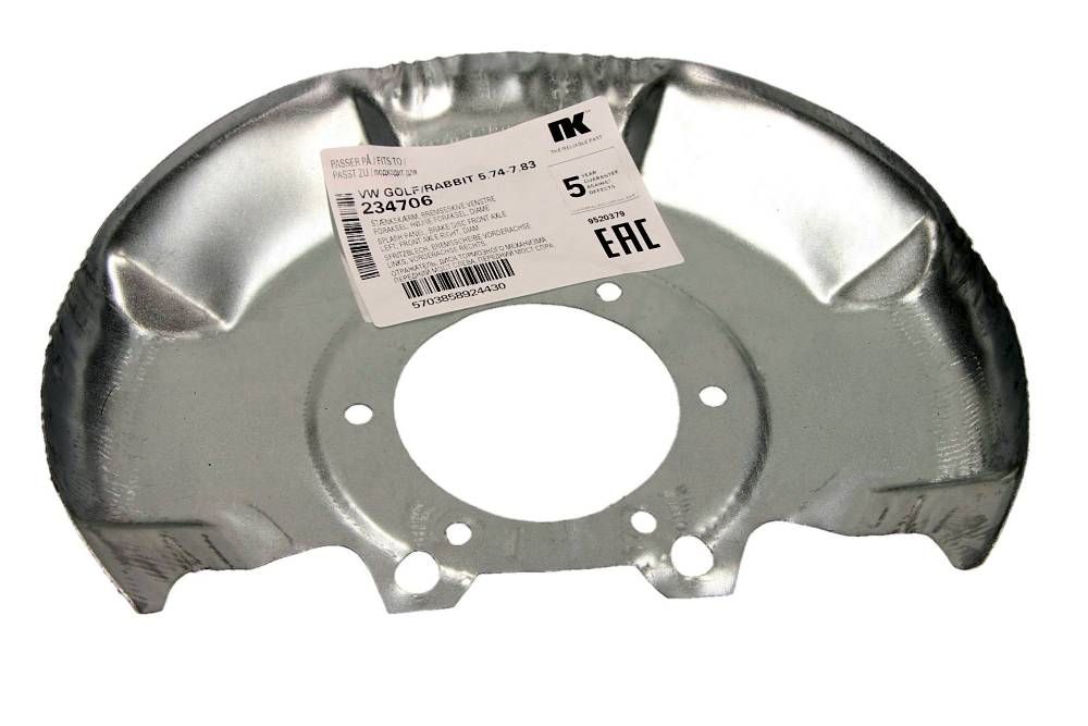 OSŁONA TARCZY HAM. VW P. CADDY/GOLF 74-93 LE/PR NK Autoparts 234706