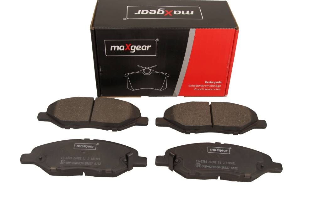 KLOCKI HAMULCOWE PRZÓD NISSAN TIIDA 07- MaXgear 19-3395