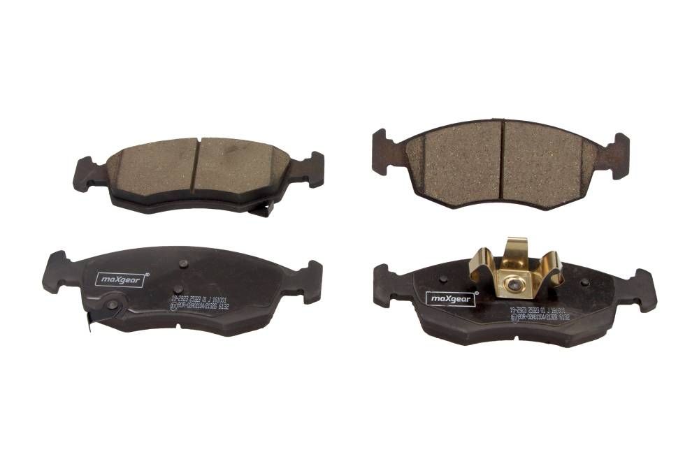 KLOCKI HAMULCOWE PRZÓD FIAT PANDA 0,9-1,3 B D 12- MaXgear 19-2923