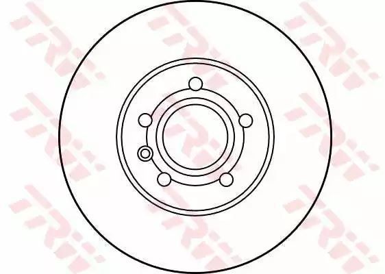 Tarcza hamulcowa przód SHARAN TRW DF2776