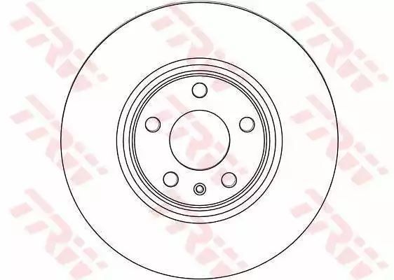 Tarcza hamulcowa przód A6 04- 314MM TRW DF4470