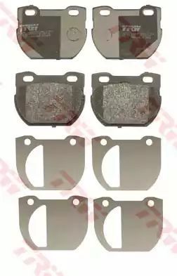 Klocki hamulcowe tył Land Rover DEFENDER 2,2-3,9 90-16 TRW GDB1666