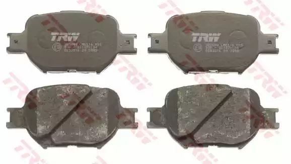 Klocki hamulcowe przód Toyota COROLLA TRW GDB3316