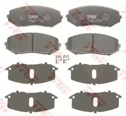 Klocki hamulcowe przód Suzuki GRAND VITARA 1,6-3,2 4X4 05- 138x54,8x16,5 TOKICO TRW GDB3443