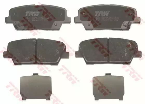 Klocki hamulcowe tył Hyundai EQUUS SANTA FE 2,0-2,4 08- z czujnikiem 117x48,4x15,7 MANDO TRW GDB3499