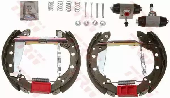 ZESTAW SZCZĘK HAM. VW GOLF/VENTO/PASSAT/POLO/UP 88- KPL. Z CYLINDERKAMI TRW GSK1512