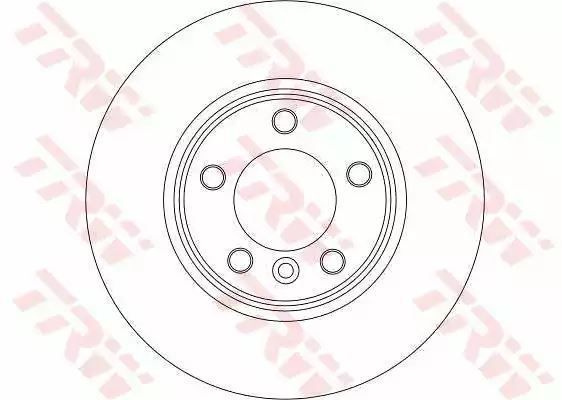 Tarcza hamulcowa przód BMW E60 E61 TRW DF4359