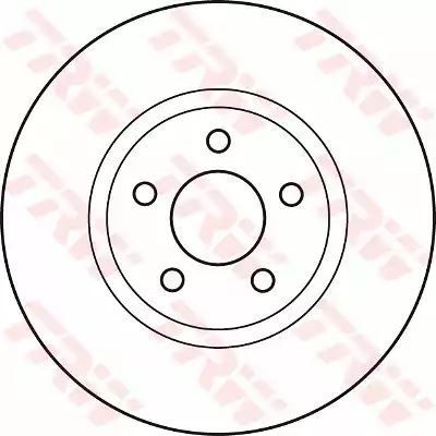Tarcza hamulcowa przód Chrysler CRUISER 1,6-2,4 00-10 280X28 5 OTWORÓW TRW DF4874S