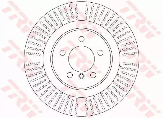 Tarcza hamulcowa przód Land Rover RANGE ROVER 02- TRW DF6507S