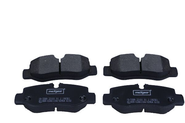 KLOCKI HAMULCOWE TYŁ MERCEDES VITO 1,6-2,2D 14- MaXgear 19-3388