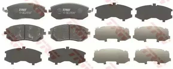 Klocki hamulcowe przód Subaru IMPREZA LEGACY 03- TRW GDB3328