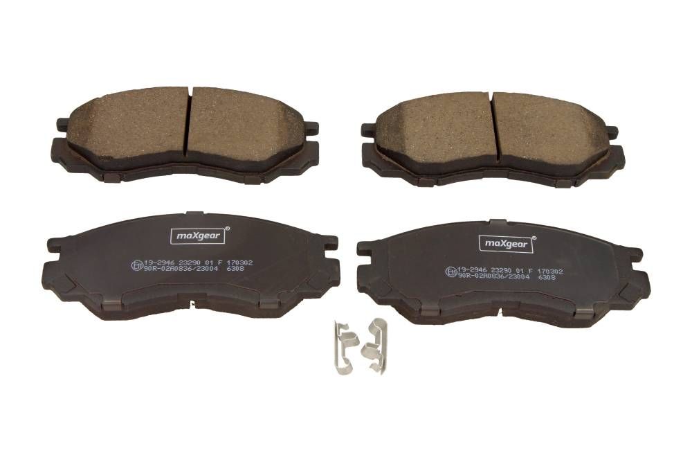 KLOCKI HAMULCOWE PRZÓD MITSUBISHI L200 96-07 L400 95-05 MaXgear 19-2946