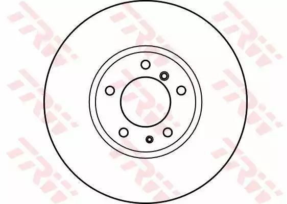 Tarcza hamulcowa przód BMW E38 39 94- TRW DF2602S