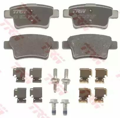 Klocki hamulcowe tył Citroen C4 PICASSO 07- TRW GDB1692