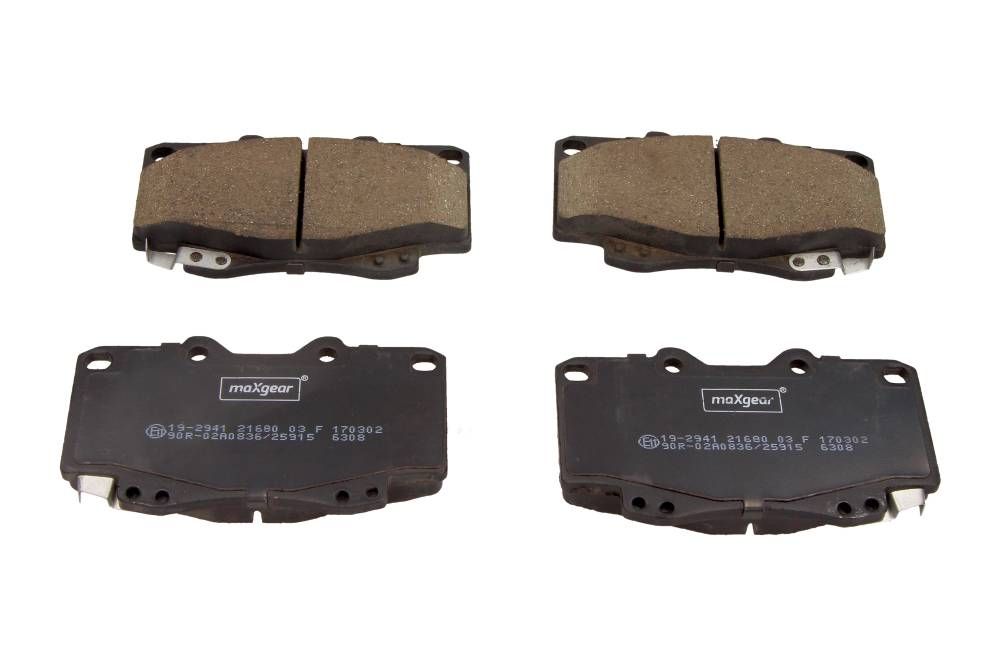 KLOCKI HAMULCOWE PRZÓD TOYOTA HI-LUX 06- MaXgear 19-2941