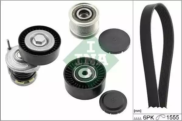 ZESTAW PASKA WIELOROWK. VW 2,0TDI +OAP INA 529024010