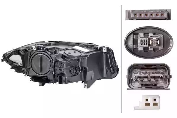 REFLEKTOR BMW 5 11.09-02.17 LE BI-KSENON LED Hella 1EL010131511