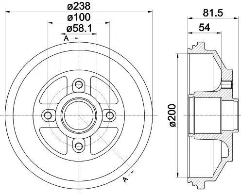 BĘBEN HAM. SUZUKI T. SPLASH/SWIFT 1,0-1,5 05- Textar 94043000