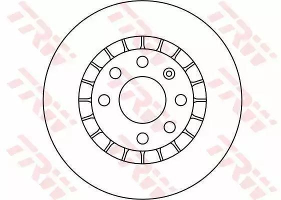 Tarcza hamulcowa przód Opel ASTRA TRW DF1624