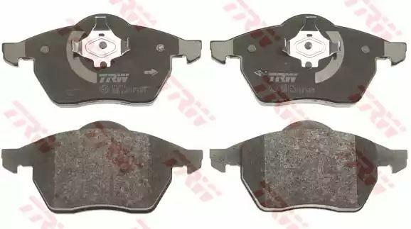 Klocki hamulcowe przód GOLF PASSAT VENTO 2,0-2,9 VR6 91-99 156,4x74,2x20,3 ATE TRW GDB1200