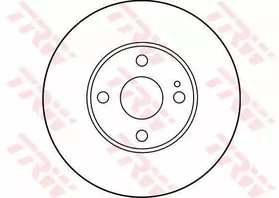 Tarcza hamulcowa przód Mazda 323 TRW DF2702