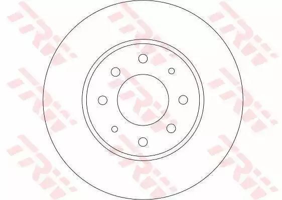 Tarcza hamulcowa przód Mitsubishi TRW DF4345