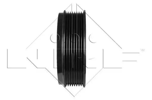 SPRZĘGŁO KOMPRESORA KLIMATYZACJI PANASONIC H12A 8PK/125MM 12V MAZDA 3/5/6 2.0D 03- NRF 380028