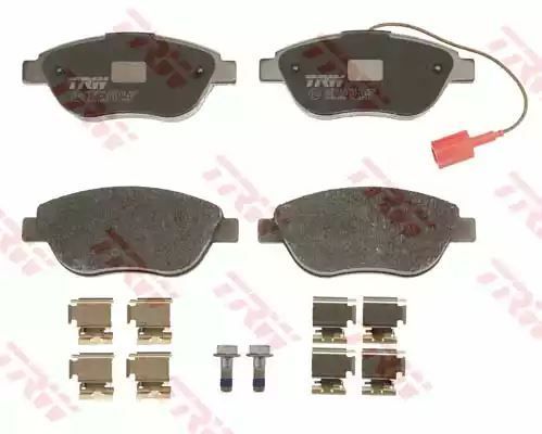 Klocki hamulcowe przód Fiat STILO 1,9D DOBLO 10- z czujnikiem TRW GDB1655