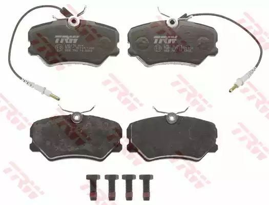Klocki hamulcowe przód Peugeot 405 TRW GDB793