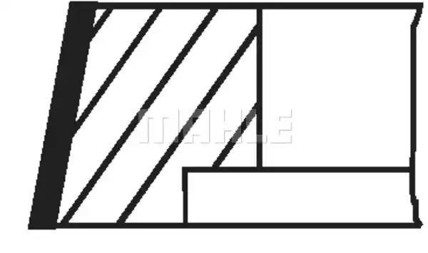 PIERŚCIENIE TŁOKOWE FIAT BRAVA Mahle Original 00932N0
