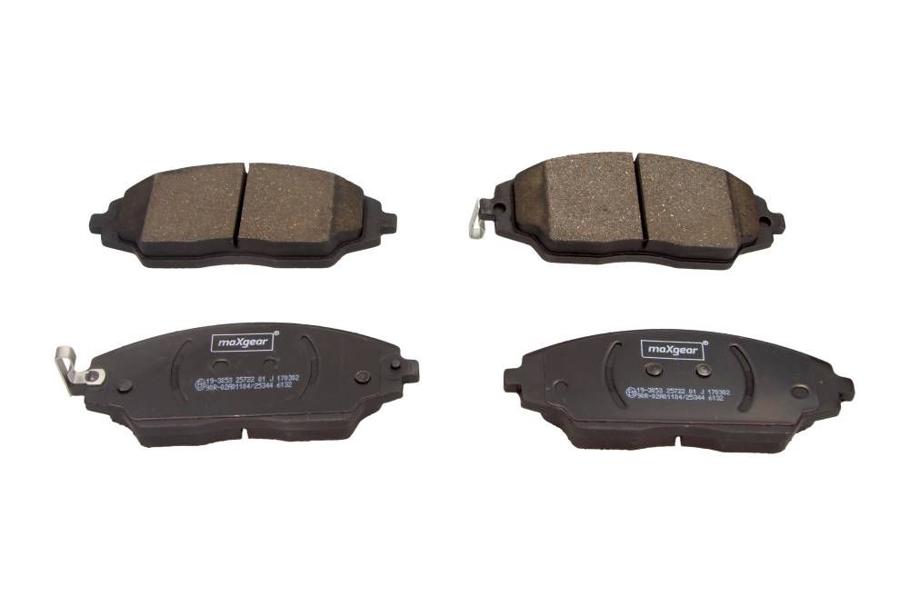 KLOCKI HAMULCOWE PRZÓD CHEVROLET AVEO 11- MaXgear 19-3053