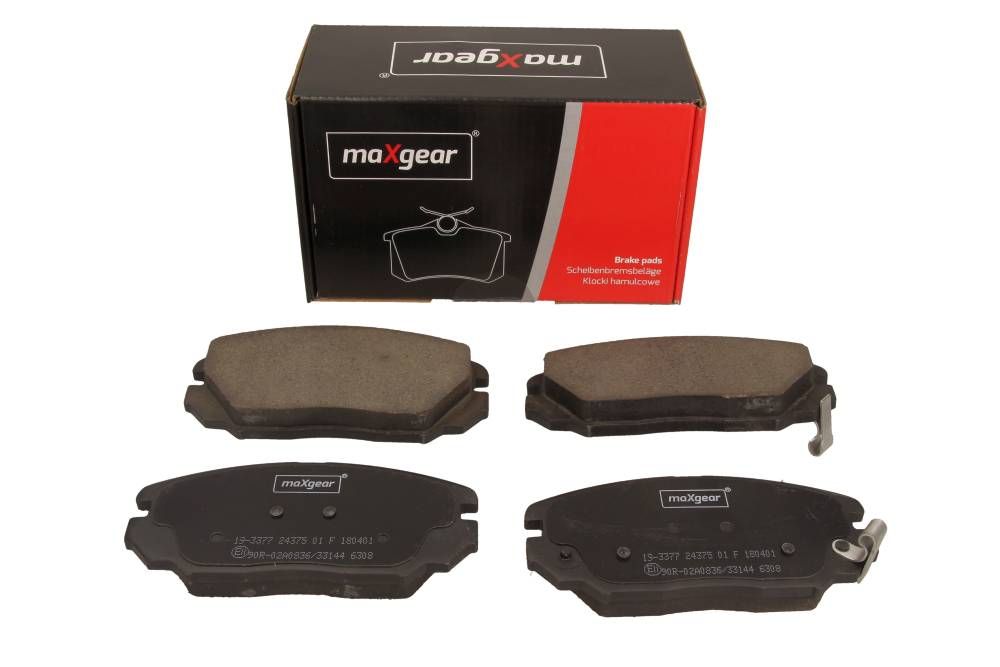 KLOCKI HAMULCOWE PRZÓD HYUNDAI GRANDEUR SONATA TUCSON 2,0-3,3 04- MaXgear 19-3377