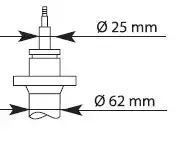 AMORTYZATOR CITROEN P. JUMPER FIAT DUCATO PEUGEOT BOXER 1.9HDI-2.8HDI 02.94- LE/PR KYB 635806