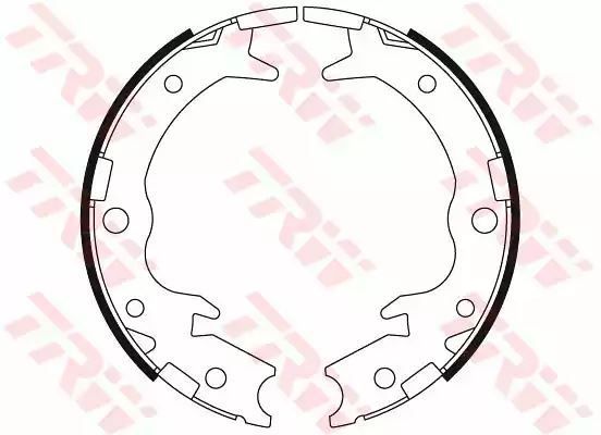 SZCZĘKI HAM. RĘCZ. HONDA ACCORD/FR-V/STREAM 01- TRW GS8697