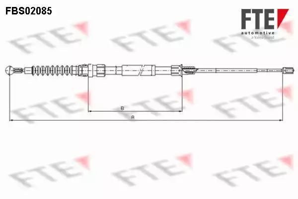 LINKA HAM. RĘCZ. VW T. TOURAN 03-10 LE/PR FTE FBS02085