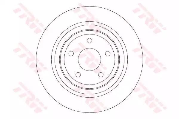 TARCZA HAM. FORD T. FOCUS 2,3 RS AWD 15- TRW DF6872