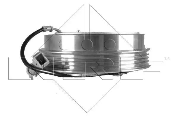 SPRZĘGŁO KOMPRESORA KLIMATYZACJI ZEXEL DCW17 4PK/118MM 12V VW PASSAT 97- NRF 380019
