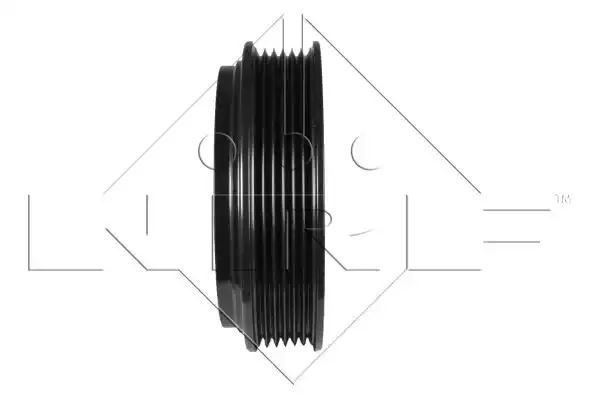 SPRZĘGŁO KOMPRESORA KLIMATYZACJI DENSO 7SB16C 6PK/120MM 12V MERCEDES C (W202) 94- NRF 380006