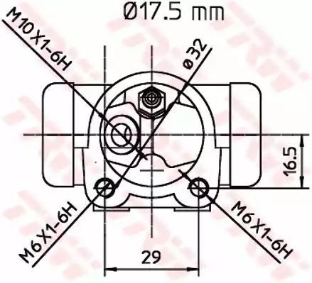 CYLINDEREK HAM. SMART CITY-COUPE 98-04 PR TRW BWC247