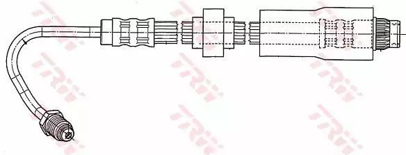 PRZEWÓD HAM. ELAST. RENAULT T. KANGOO 1,6 16V/1,9 DCI 4X4 01- PR TRW PHB543